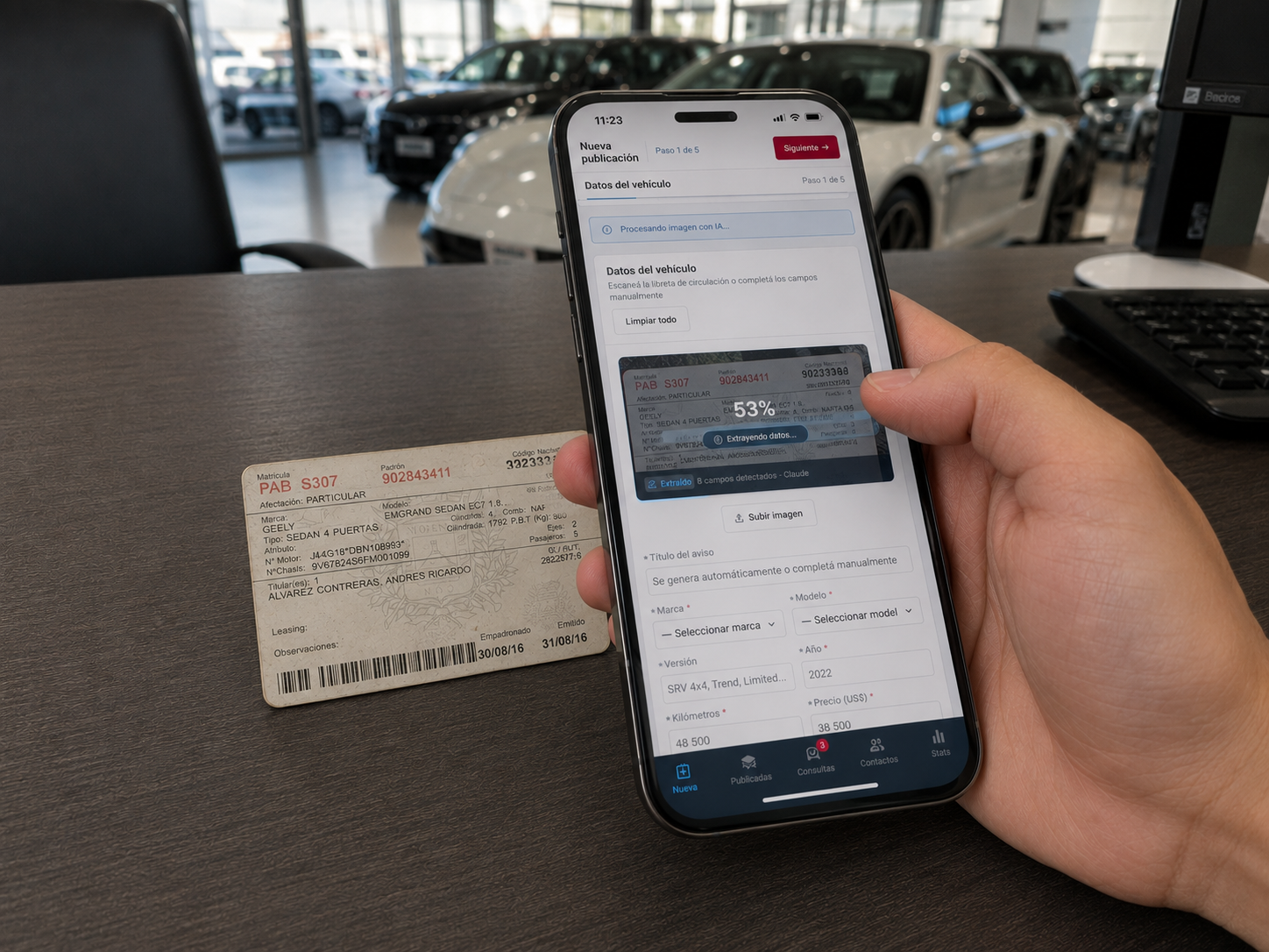 Escaneá la libreta con la app